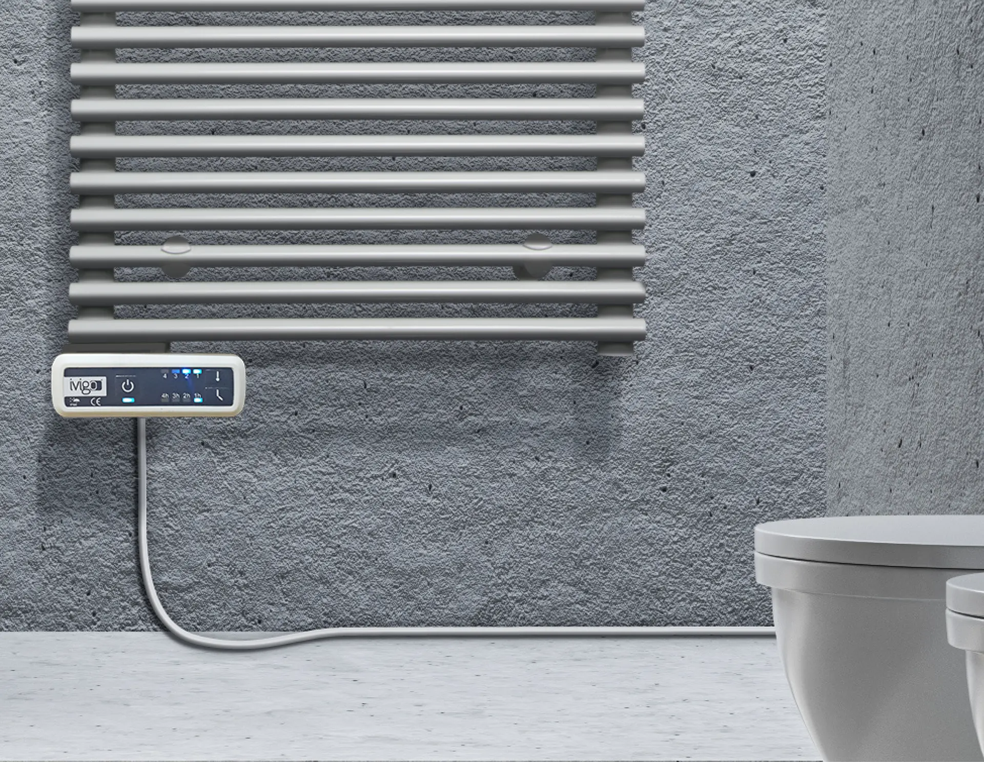 EHR 600 Watt Profesyonel Havlu Isıtıcı Beyaz
