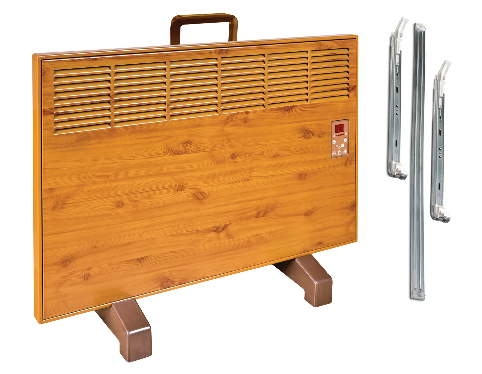 EPK 1000 Watt Dijital Konvektör Isıtıcı Yeşil Ayak + Askılı