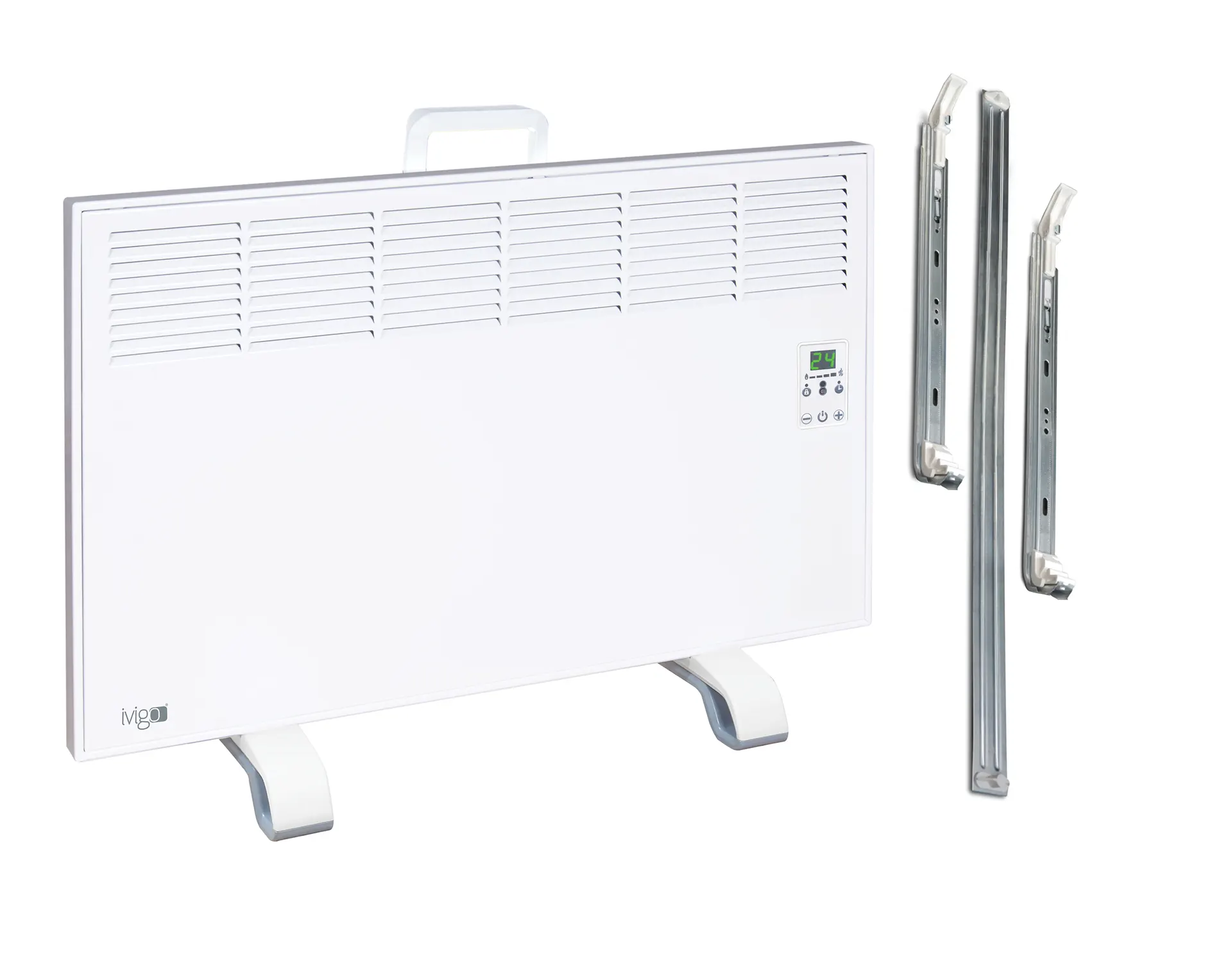 EPK 1000 Watt Dijital Konvektör Isıtıcı Yeşil Ayak + Askılı