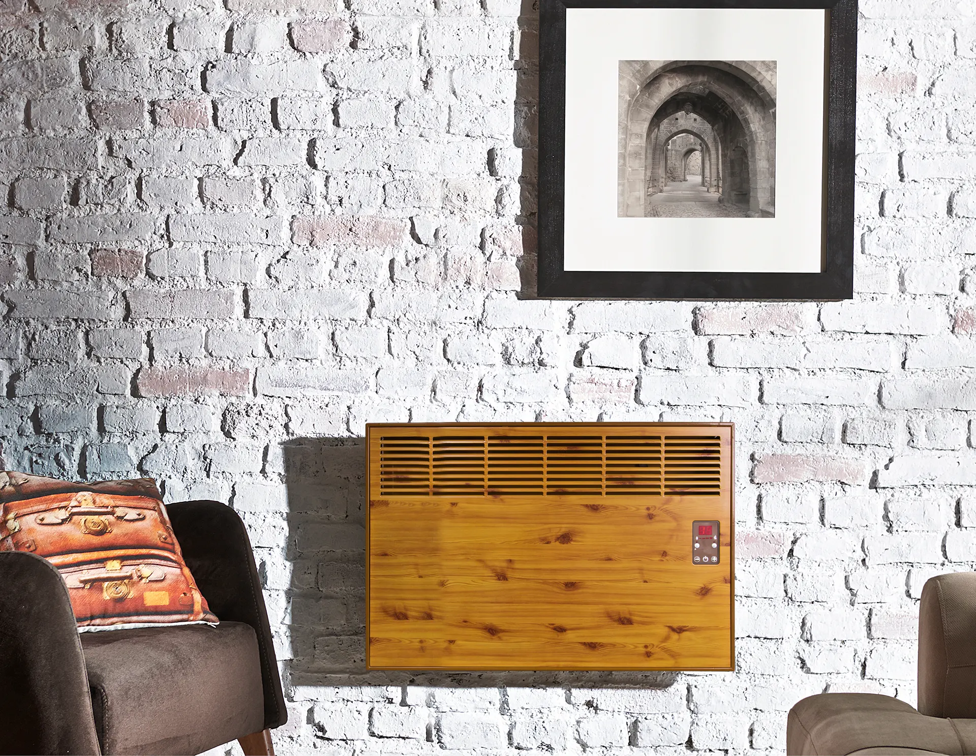 EPK 1000 Watt Dijital Konvektör Isıtıcı Ahşap Ayak + Askılı
