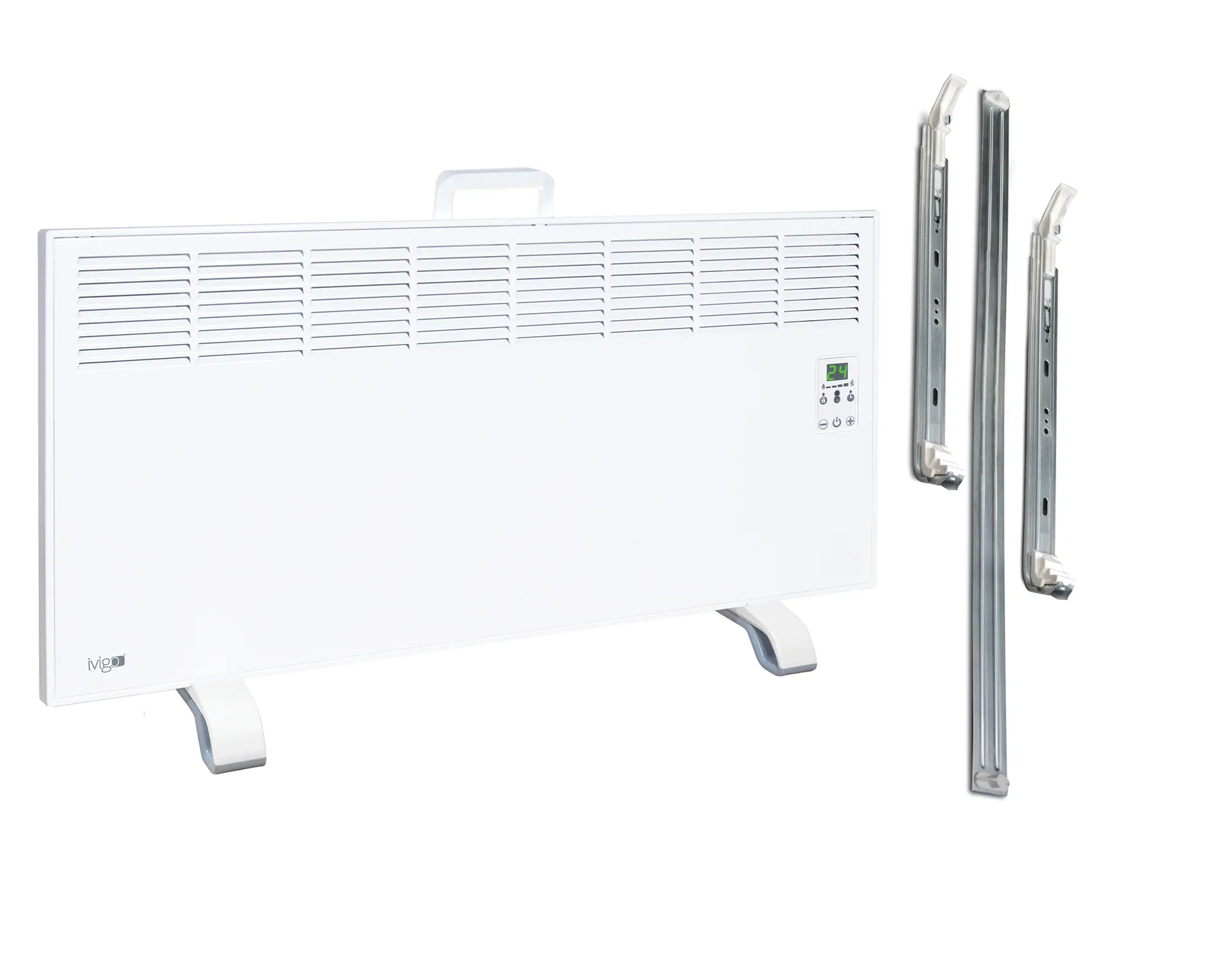EPK 2500 Watt Dijital Konvektör Isıtıcı Siyah Ayak + Askılı