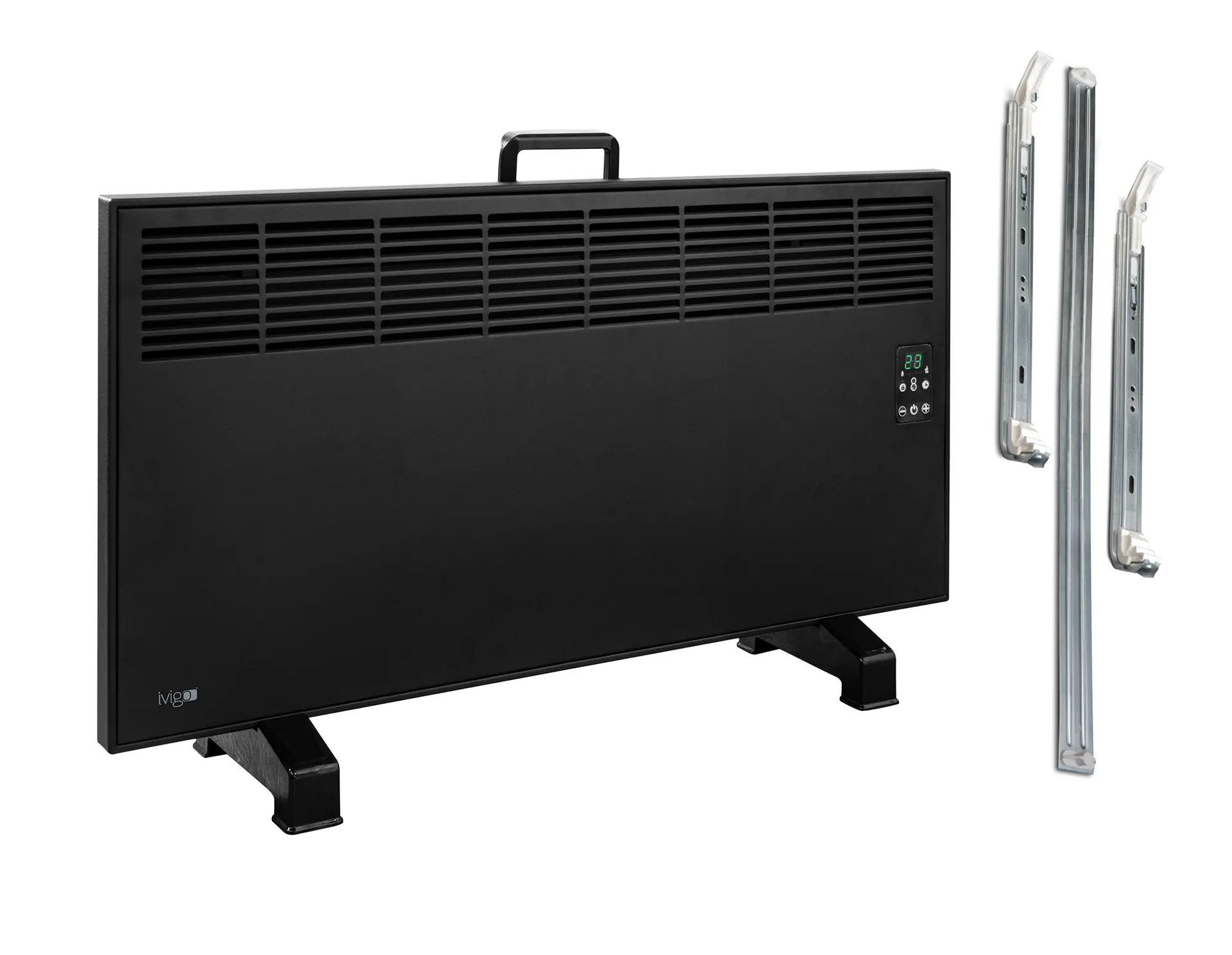 EPK 2500 Watt Dijital Konvektör Isıtıcı İnoks Ayak + Askılı