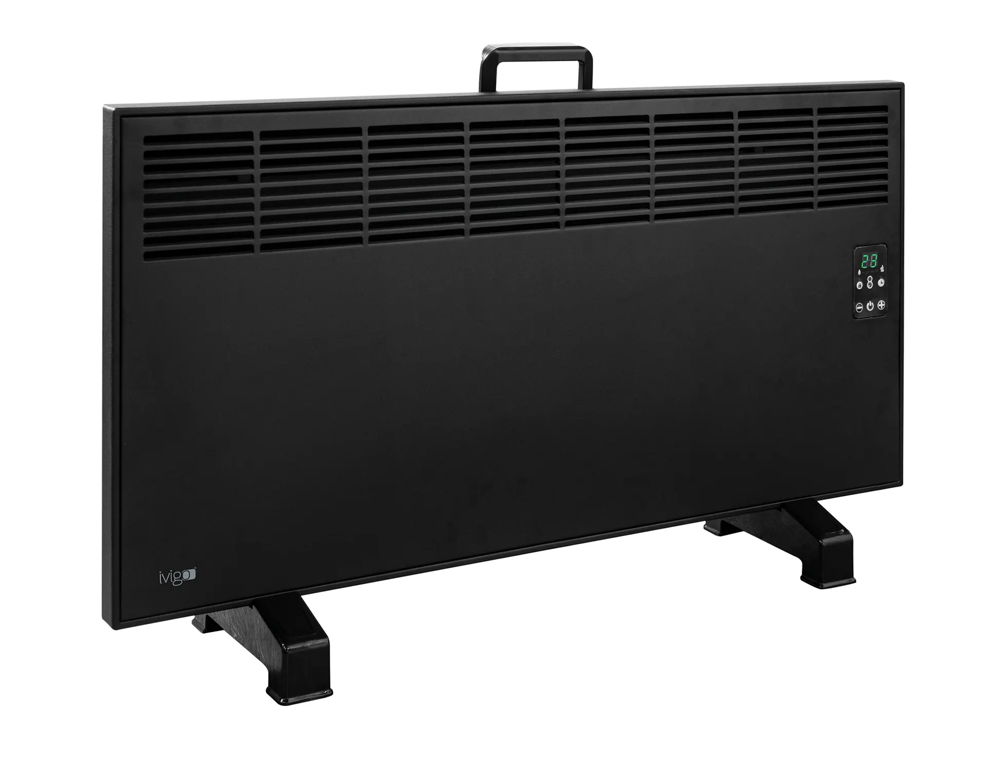 EPK 2500 Watt Dijital Konvektör Isıtıcı Siyah Ayak + Askılı