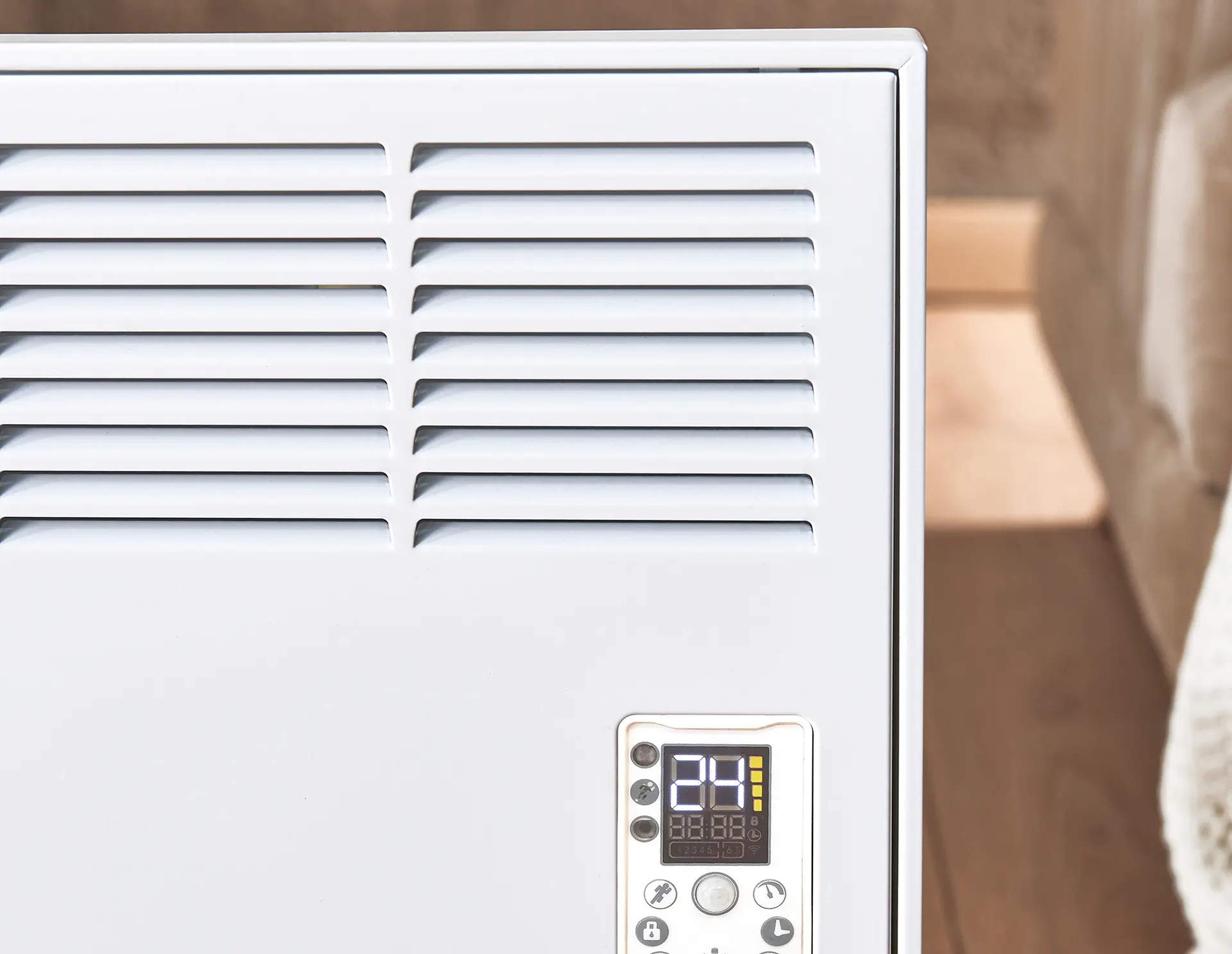 EPK 1000 Watt H. Sensörlü Konvektör Isıtıcı Beyaz Ayak + Askılı