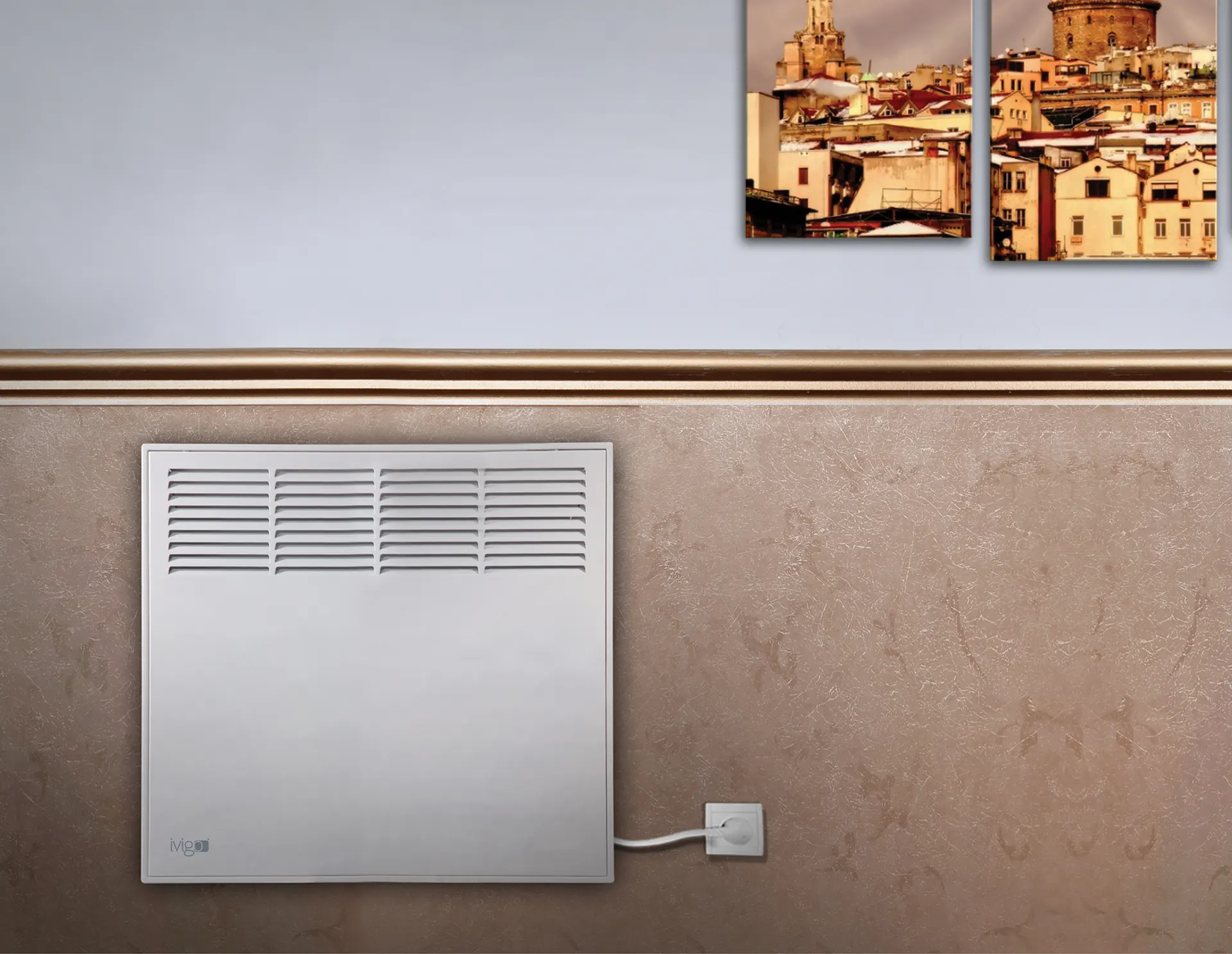 EPK 750 Watt Manuel Konvektör Isıtıcı Ayak + Askılı
