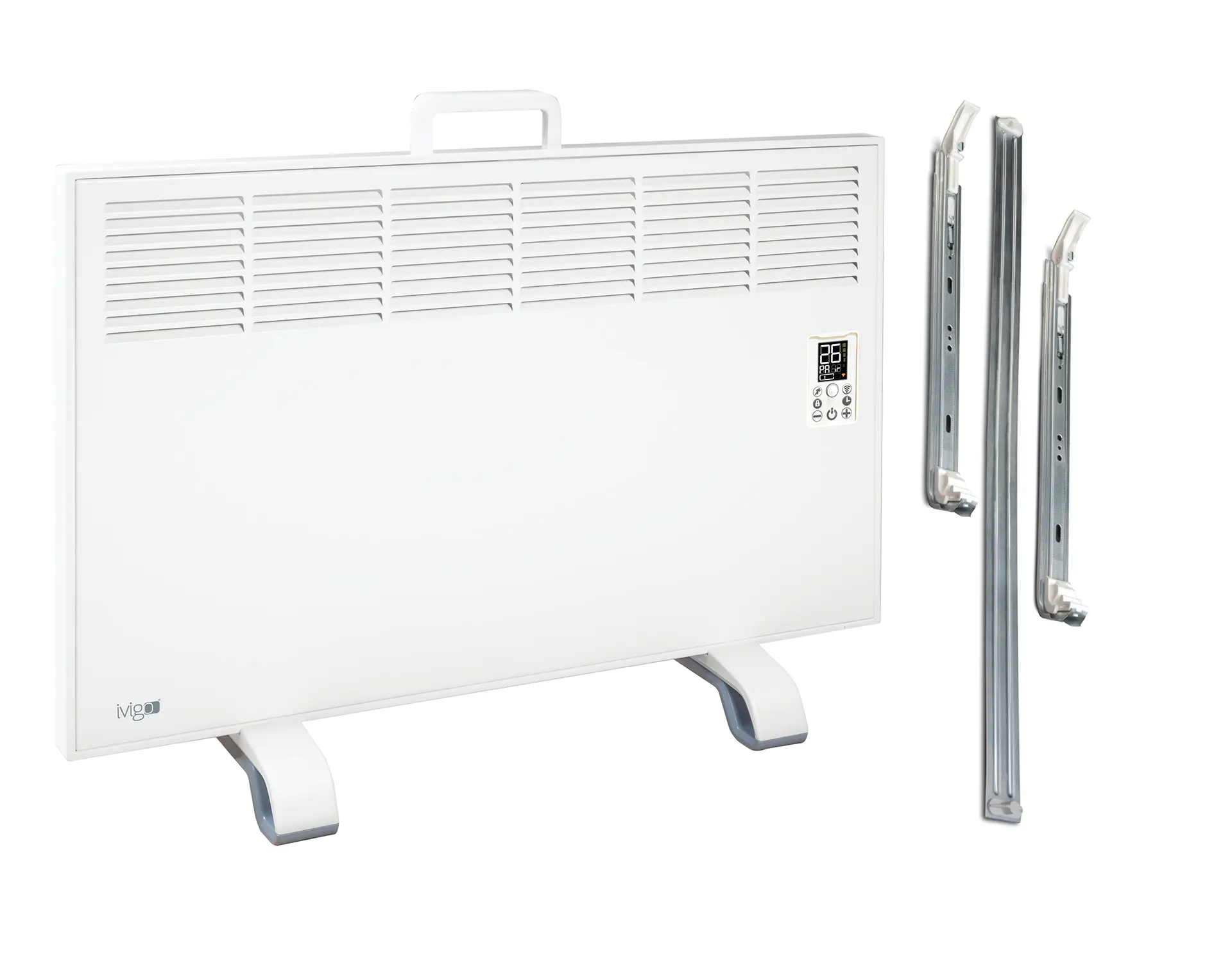 EPK 2000 Watt Profesyonel Wi-Fi Konvektör Isıtıcı Beyaz Ayaklı