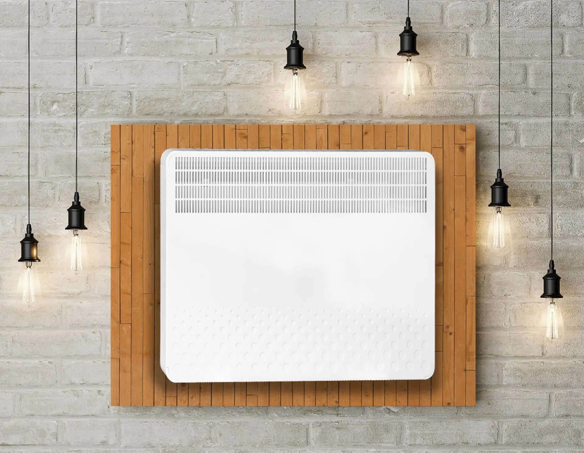 KIP 1000 Watt Manuel Konvektör Isıtıcı Beyaz Ayak + Askılı