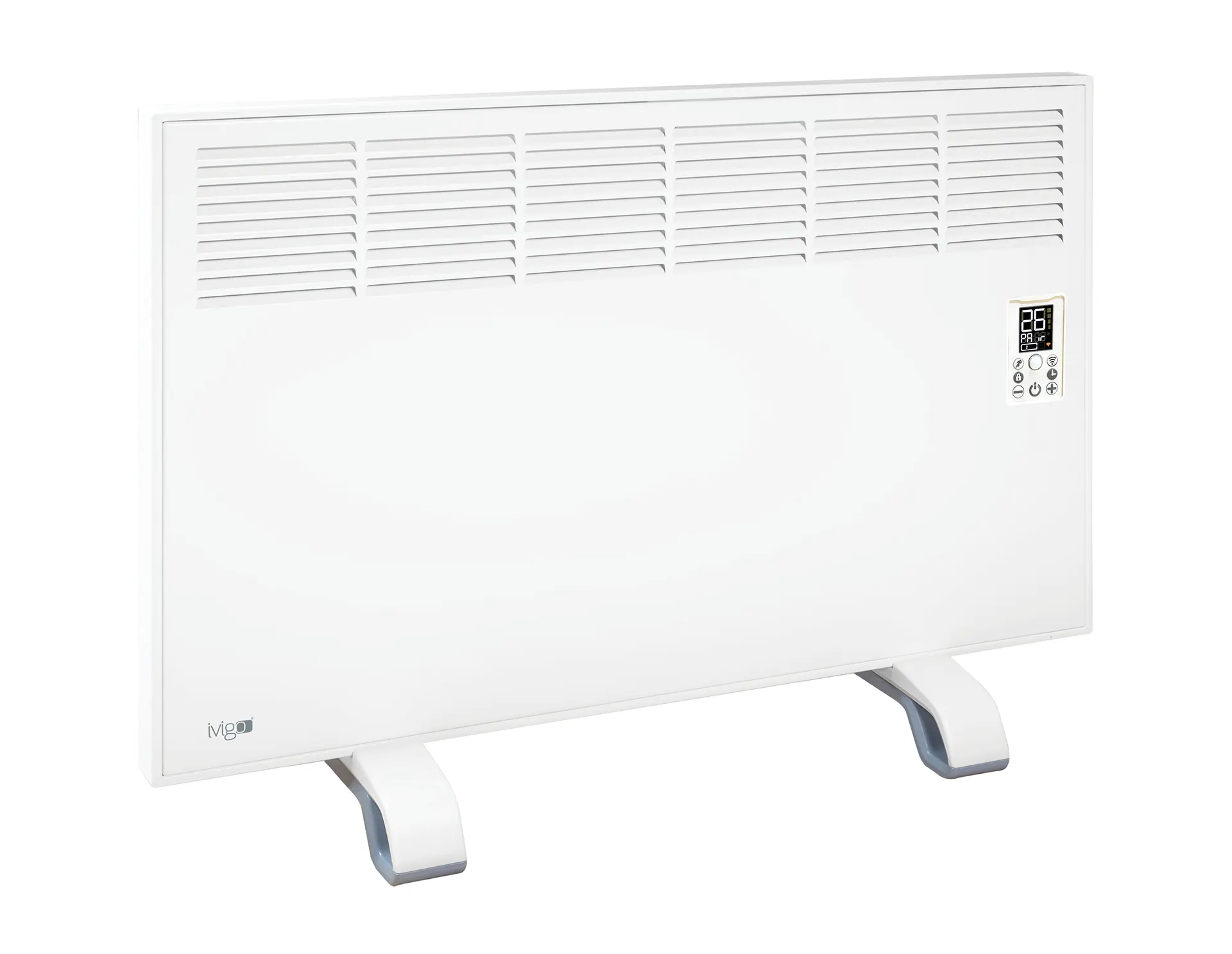 İVİGO EPK 1000 Watt Profesyonel Wi-Fi Konvektör Isıtıcı Beyaz Ayak + Askılı