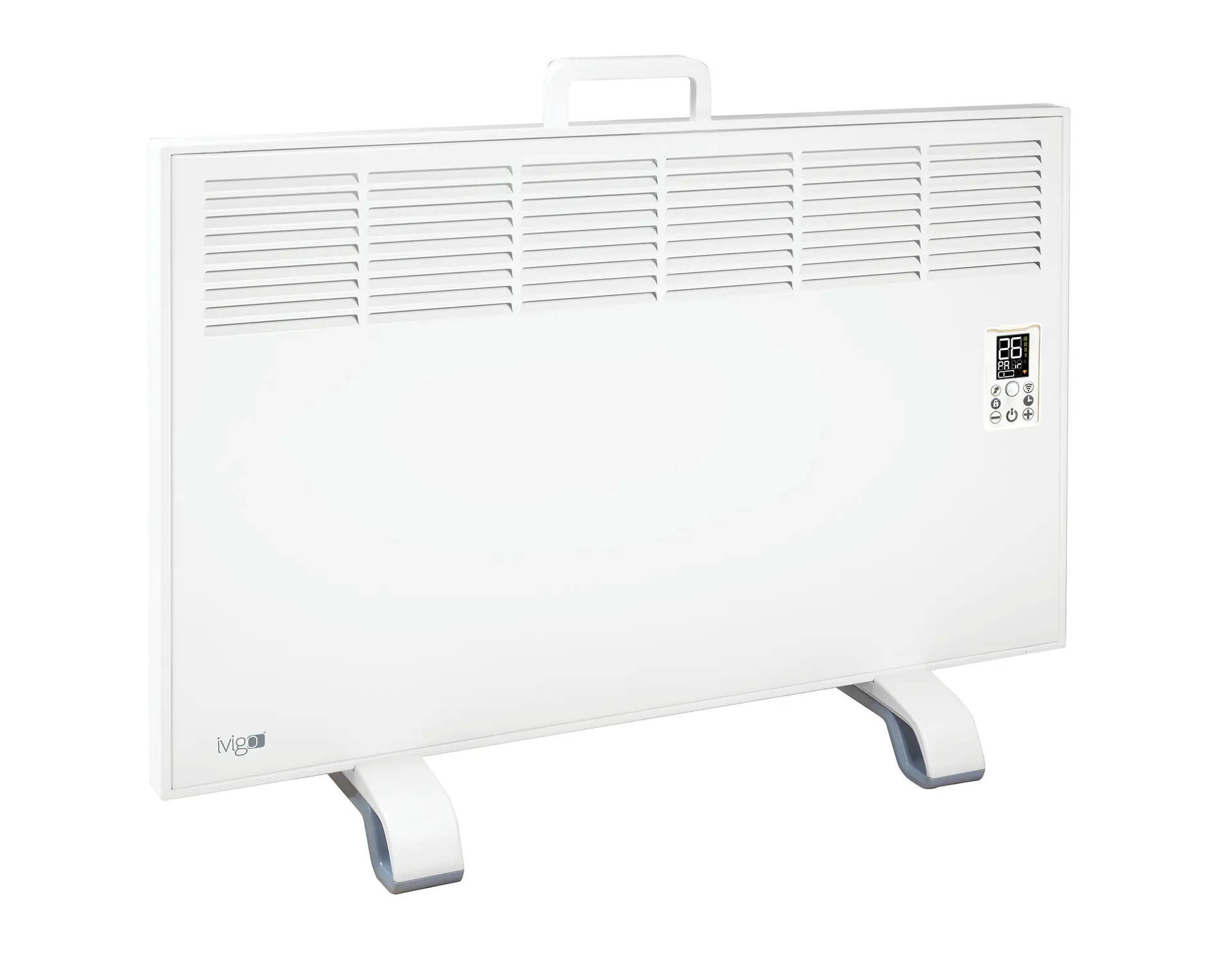 İVİGO EPK 1000 Watt Profesyonel Wi-Fi Konvektör Isıtıcı Beyaz Ayak + Askılı