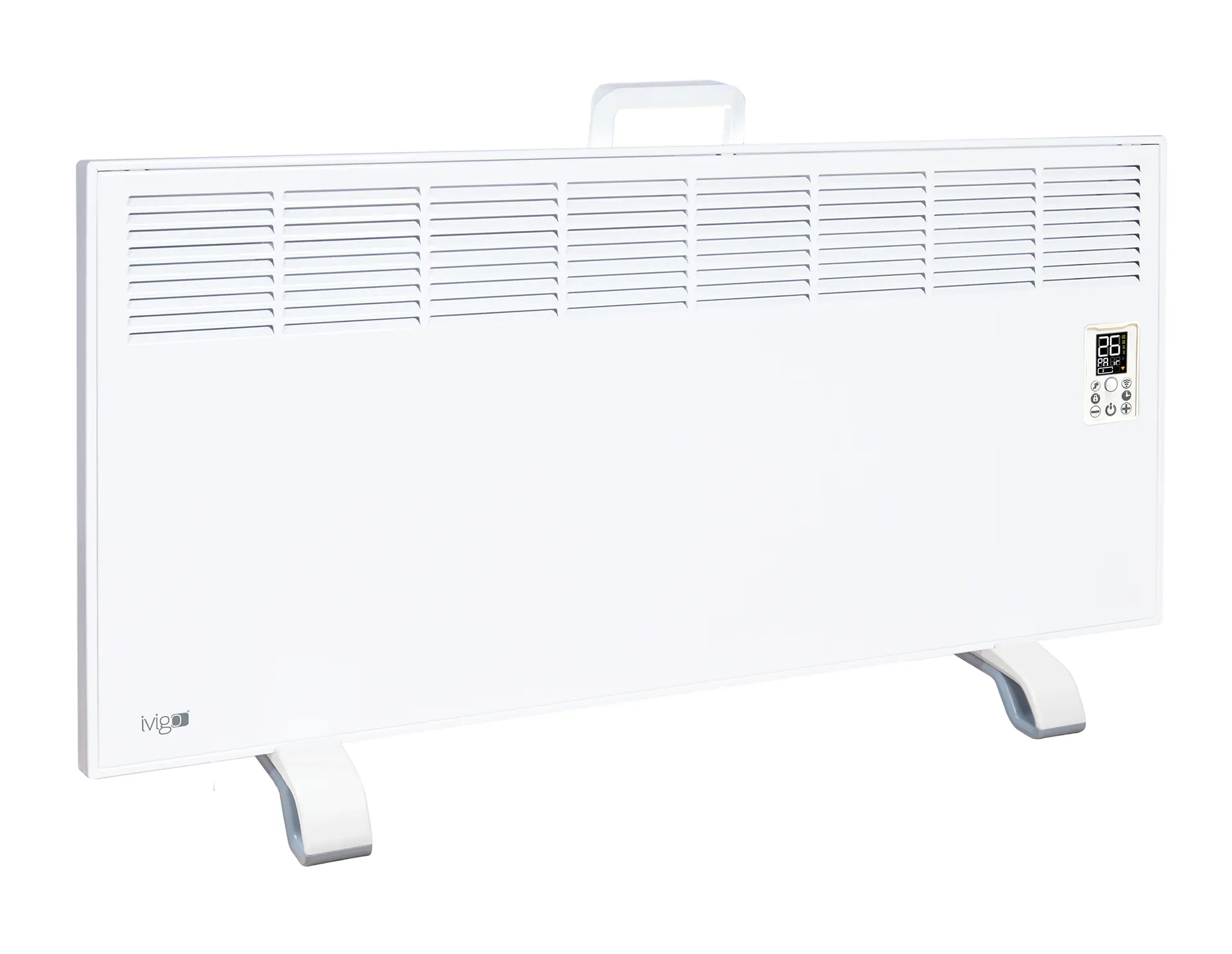 İVİGO EPK 2000 Watt Profesyonel Wi-Fi Konvektör Isıtıcı Beyaz Ayak + Askılı